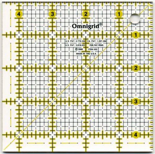Picture of Omnigrid Ruler 4 1/2"sq